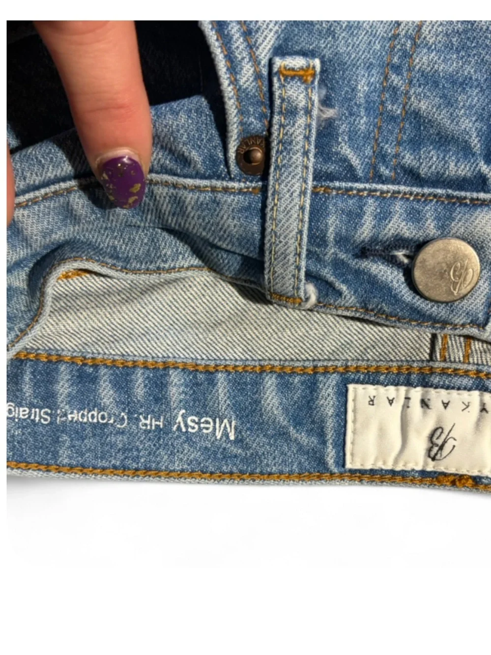 NWOT Baykanlar Light Wash High Rise Straight Leg Mom Jeans 26 - Picture 2 of 3